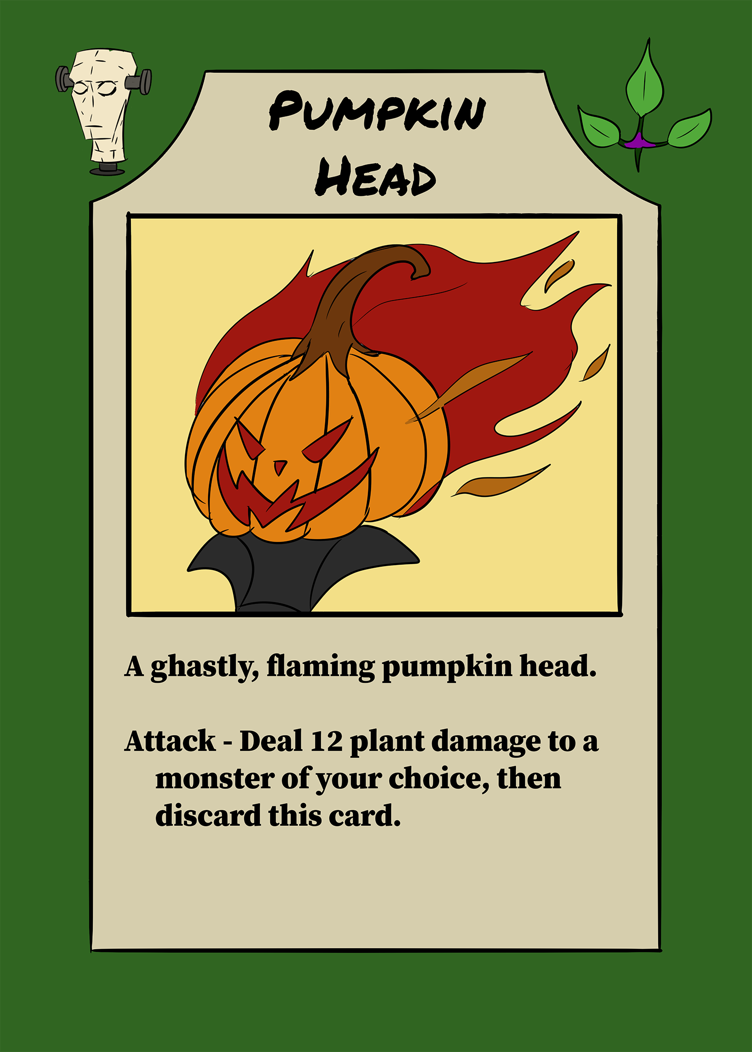 Head Part Card from Mad Monster Ring.